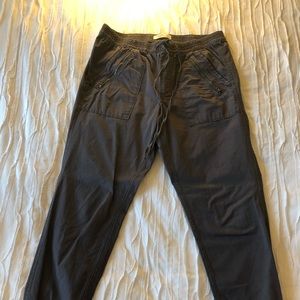Abercrombie and Fitch purple utility ankle pants.